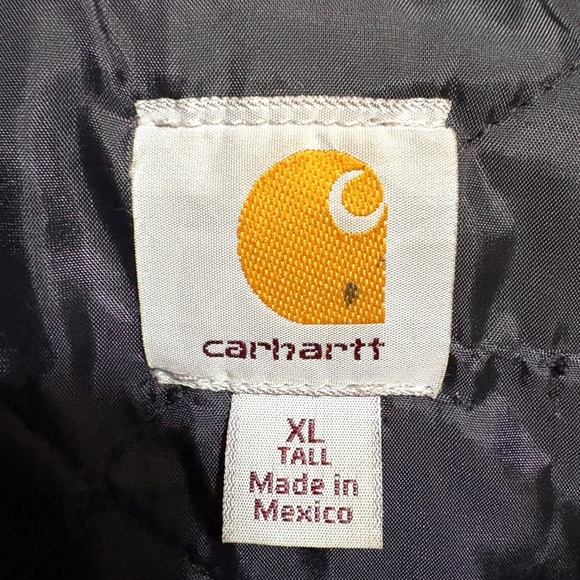 Carhartt J002 Black Arctic Traditional Jacket - Quilt Lined Size XLT - Picture 3 of 6
